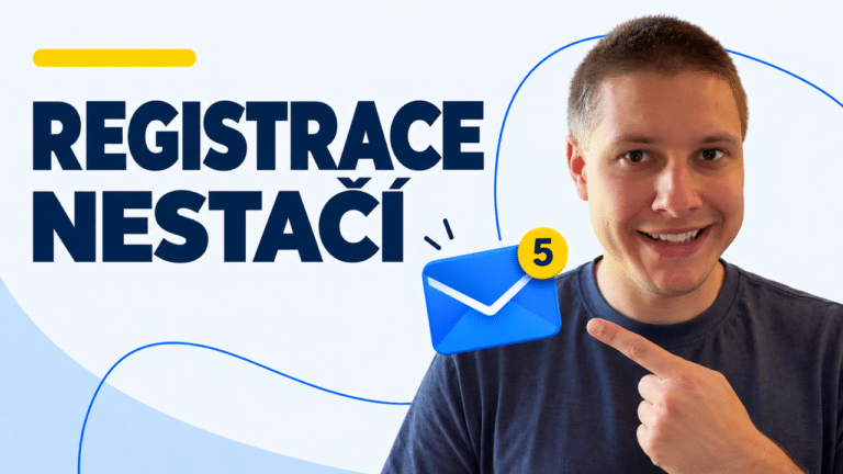 Registrace nestačí: Jirka z FAPI a připomínací e-maily před živým webinářem.